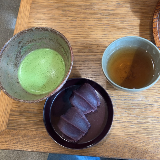 赤福と抹茶