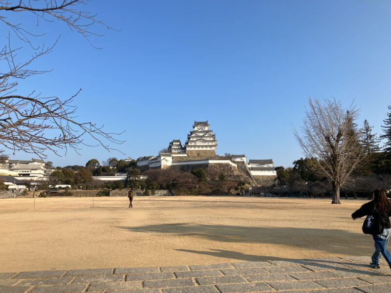 姫路城の運動場からの1枚