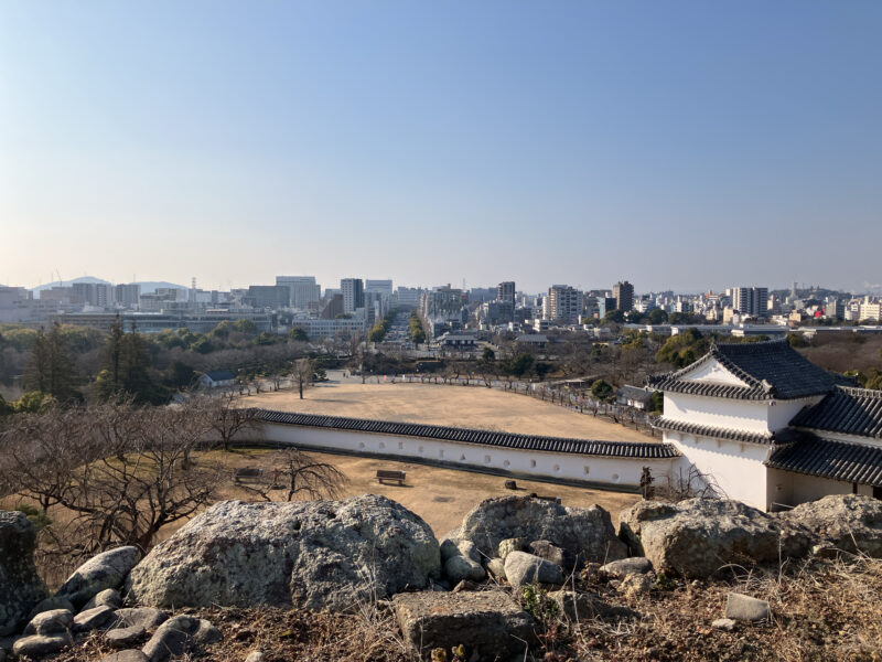 姫路城天守閣からの1枚