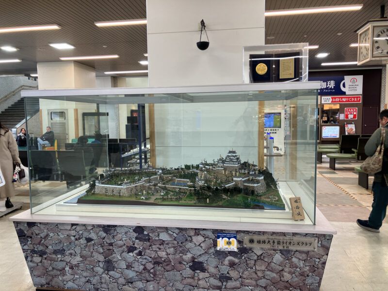 姫路城のジオラマ